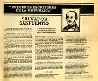 Salvador Sanfuentes.  [artículo]