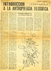 Introducción a la antropológia filosófica  [artículo] Francisco Dussuel Díaz.