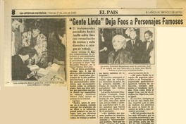 Gente linda" deja feos a personajes famosos.  [artículo]