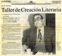 Taller de creación literaria.  [artículo]