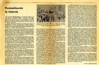 Puntualizando la historia  [artículo] Manuel Cabieses Donoso.