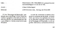 Psicología del desarrollo  [artículo] Mónica Rojas Gorigoytia.