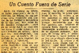 Un cuento fuera de serie  [artículo] E.C.