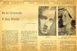 De la Quintrala a San Martín  [artículo] Guillermo Ferrada.