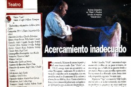 Acercamiento inadecuado  [artículo] Italo Passalacqua C.