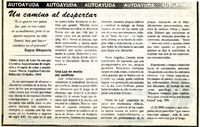 Un Camino al despertar  [artículo].