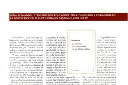 ¿Tenemos una educación "ética"?  [artículo] Juan Eduardo García-Huidobro.