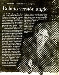 Bolaño versión anglo  [artículo].