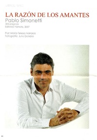 La razón de los amantes  [artículo]María Teresa Herreros.