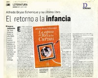 El retorno a la infancia  [artículo] Francisco Véjar.
