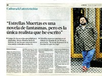 "Estrellas muertas es una novela de fantasmas, pero es la única realista que he escrito" (entrevista)  [artículo] Roberto Careaga C.