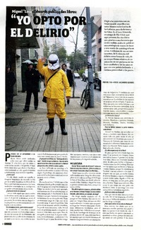 "Yo opto por el delirio" (entrevista)  [artículo] MG y VU.