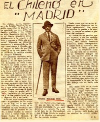 El chileno en Madrid  [artículo] J. E.