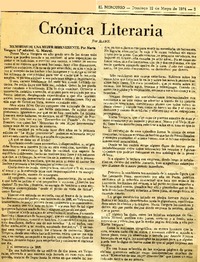 Memorias de una mujer irreverente  [artículo] Alone.