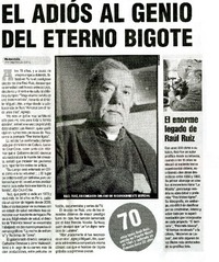 El adiòs al genio del eterno bigote  [artículo]