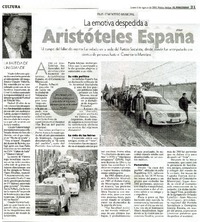 La emotiva despedida a Aristòteles España  [artículo]