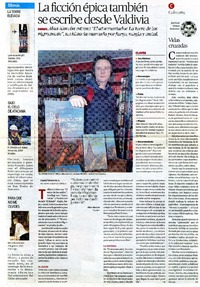 La ficciòn èpica tambièn se escribe desde Valdivia  [artículo] Daniel Navarrete A.