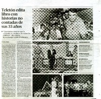 Teletòn edita libro con historias no contadas de sus 33 años  [artículo] Cristina Alzate.