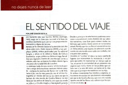 El sentido del viaje  [artículo] José Ignacio Silva A.