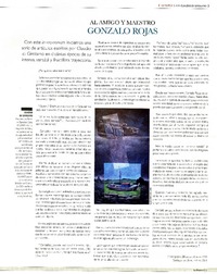Al amigo y maestro Gonzalo Rojas  [artículo] Claudio Di Girólamo.