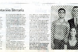 Sòlida adaptaciòn literaria  [artículo] Pedro Labra Herrera.