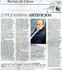 Esplèndidos artificios  [artículo] Pedro Gandolfo.