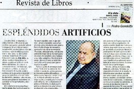 Esplèndidos artificios  [artículo] Pedro Gandolfo.