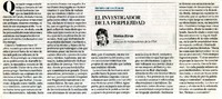 El investigador de la perplejidad  [artículo] Matìas Rivas.