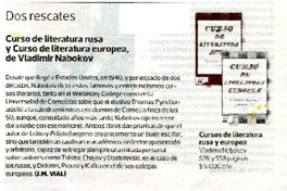 Dos rescates  [artículo] J. M. Vial.