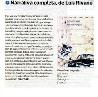 Narrativa completa, de Luis Rivano  [artículo] J. M. Vial.