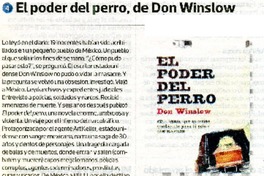 El poder del perro, de Don Winslow  [artículo] A. Gomèz.
