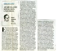 Apabullante mitologìa universal  [artículo] Juan Andrès Piña.