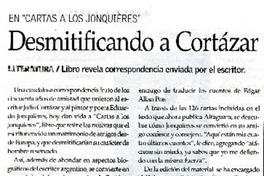 Desmitificando a Cortàzar  [artículo]