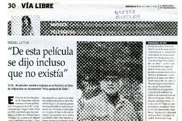 De esta pelìcula se dijo incluso que no existìa  [artículo] Marcelo Macellari.