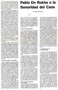 Pablo de Rokha o la sonoridad del caos  [artículo] Edmundo Concha.