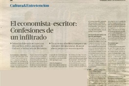 El economista-escritor (entrevista)  [artículo].
