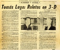 Relatos en 3-D (entrevista)  [artículo] V. Reyes Covarrubias.