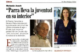 "Parra lleva la juventud en su interior" (entrevista)  [artículo] Mario Rodríguez Órdenes.