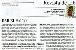 El peso de la maleta  [artículo] José Promis.