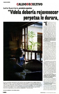 "Videla debería rejuvenecer para que esa condena perpetua le durara, efectivamente, toda la vida" (entrevista)  [artículo] Vicente Undurraga.