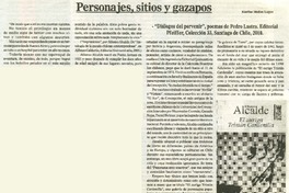 Personajes, sitios y gazapos  [artículo] Marino Muñoz Lagos.