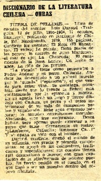 Diccionario de la literatura chilena.  [artículo]