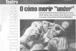 "Rojas Magallanes" o cómo morir "under"  [artículo] Rocío Lineros