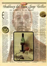 Semblanza del poeta Jorge Teillier  [artículo] Carlos Nora.