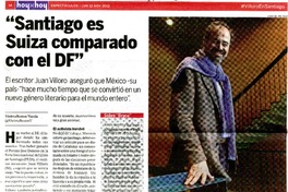 Santiago es Suiza comparado con el DF  [artículo] Violeta Bustos Vaccia