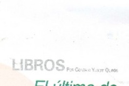 El último de los mohicanos  [artículo] Gonzalo Yuseff Quirós.