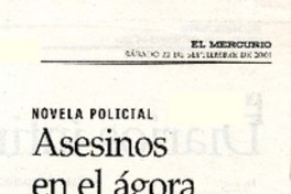 Asesinos en el ágora  [artículo] Eduardo Guidiño K.
