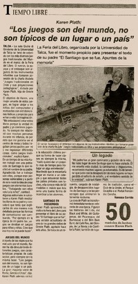 Los juegos son del mundo, no son típicos de un lugar o un país  [artículo] Vanessa Garrido.