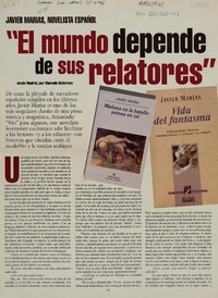 "El mundo depende de sus relatores"  [artículo] Marcelo Maturana.