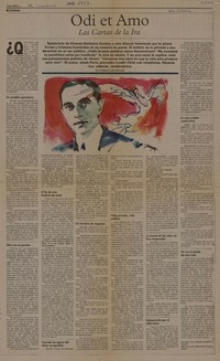 Odi et amo  [artículo] Enrique Lafourcade.